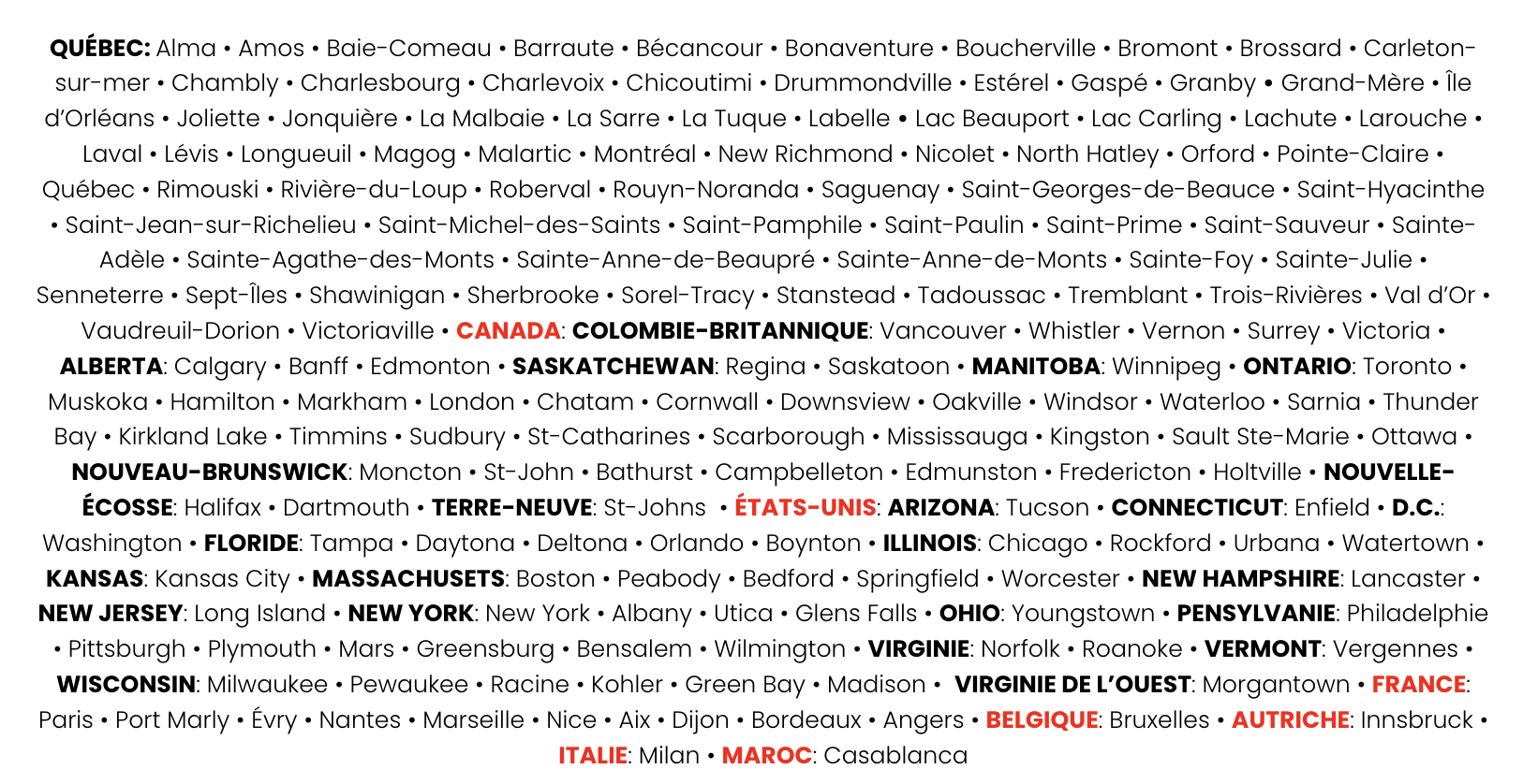 International - Biographie Marc André Morel